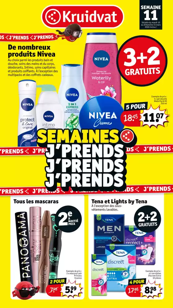 Catalogue Kruidvat à Aime | Réductions et promotions | 2026-03-10T00:00:00.000Z - 2026-03-15T00:00:00.000Z