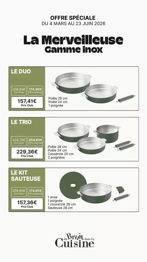 Catalogue Du Bruit dans la Cuisine | Offre Speciale | 2026-03-09T00:00:00.000Z - 2026-06-23T00:00:00.000Z