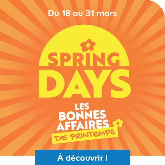 Catalogue Castorama | Les bonnes affaires de printemps | 2026-03-18T00:00:00.000Z - 2026-03-31T00:00:00.000Z
