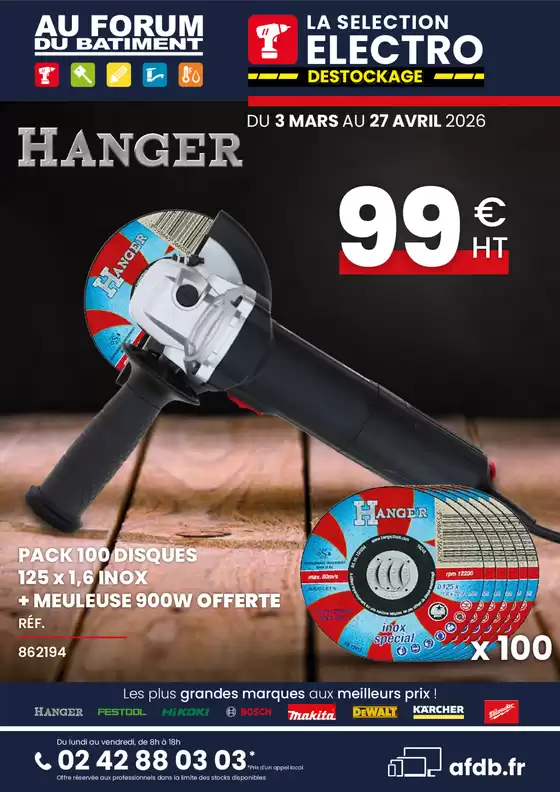 Catalogue Au Forum du Bâtiment à Ajaccio | Sélection Electro | 2026-03-09T00:00:00.000Z - 2026-04-27T00:00:00.000Z