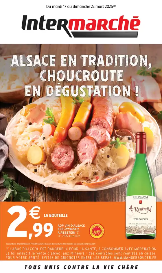 Catalogue Intermarché à Châteaubernard | S12 - R02 - ALSACE TEMPS FORT CHOUCROUTE | 2026-03-17T00:00:00.000Z - 2026-03-22T00:00:00.000Z
