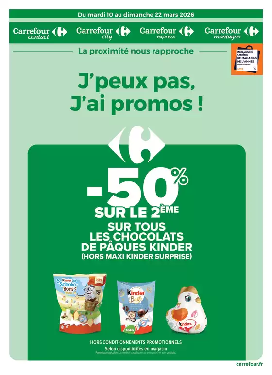 Catalogue Carrefour Express à Mons-en-Pévèle | J'peux pas, J'ai promos! | 2026-03-11T00:00:00.000Z - 2026-03-22T00:00:00.000Z