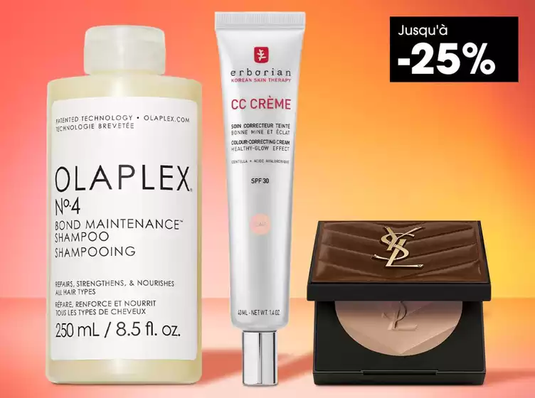 Catalogue Sephora à Gien | Jusqu'à -25% sur une sélection de produits | 2026-03-11T00:00:00.000Z - 2026-04-06T00:00:00.000Z