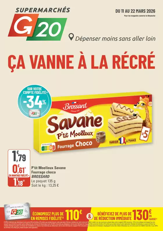 Catalogue G20 à Montpeyroux (Dordogne) | ÇA VANNE À LA RÉCRÉ | 2026-03-11T00:00:00.000Z - 2026-03-22T00:00:00.000Z