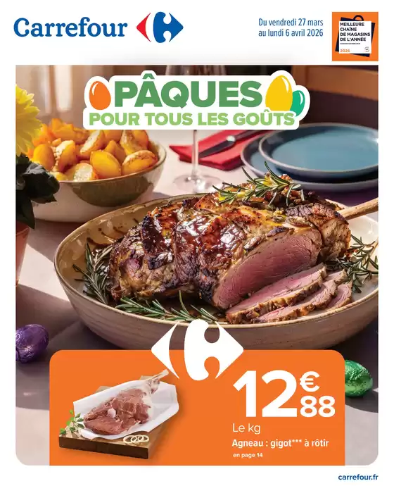 Catalogue Carrefour Drive à Touques | PAQUES FESTIF | 2026-03-27T00:00:00.000Z - 2026-04-06T00:00:00.000Z