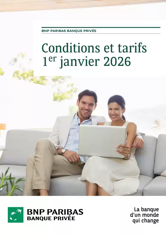 Catalogue BNP Paribas à Bresles | Conditions et tarifs 2026 | 2026-03-12T00:00:00.000Z - 2026-12-31T00:00:00.000Z