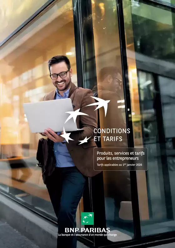 Catalogue BNP Paribas à Bresles | Produits, services et tarifs pour les entrepreneurs 2026 | 2026-03-12T00:00:00.000Z - 2026-12-31T00:00:00.000Z