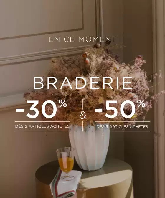 Catalogue Bouchara à Lyon | BRADERIE: Jusqu'à -50%  | 2026-03-12T00:00:00.000Z - 2026-03-31T00:00:00.000Z