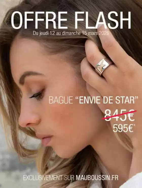 Catalogue Mauboussin à Saint-Nazaire (Loire Atlantique) | Offre Flash | 2026-03-12T00:00:00.000Z - 2026-03-15T00:00:00.000Z
