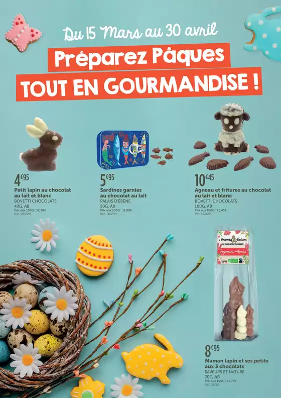 Catalogue L'Eau Vive à Paris | Préparez Pâques TOUT EN GOURMANDISE ! | 2026-03-15T00:00:00.000Z - 2026-04-30T00:00:00.000Z