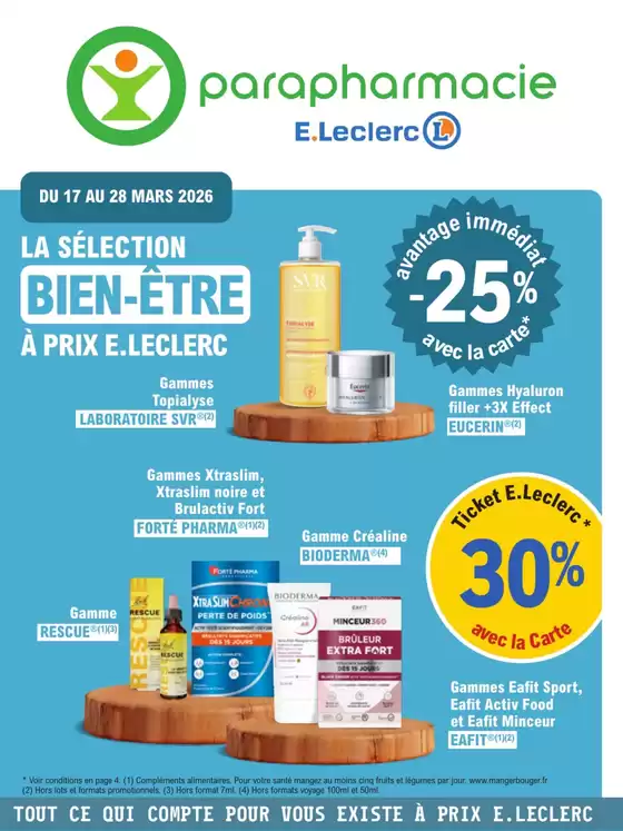 Catalogue E.Leclerc Parapharmacie à Lambersart | Prospectus Printemps | 2026-03-17T00:00:00.000Z - 2026-03-28T00:00:00.000Z