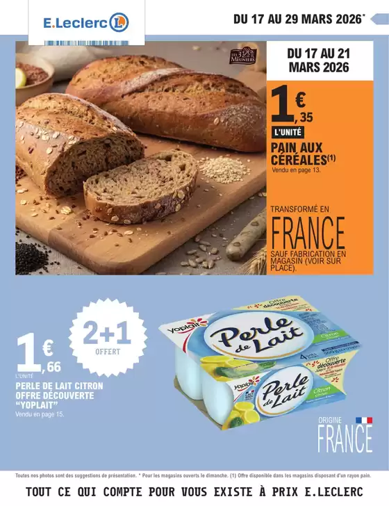 Catalogue E.Leclerc à  | TRAFIC POUVOIR ACHAT 2 - MIXTE | 2026-03-17T00:00:00.000Z - 2026-03-29T00:00:00.000Z