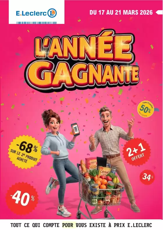 Catalogue E.Leclerc à Lyon | Temps fort #12 | 2026-03-17T00:00:00.000Z - 2026-03-21T00:00:00.000Z