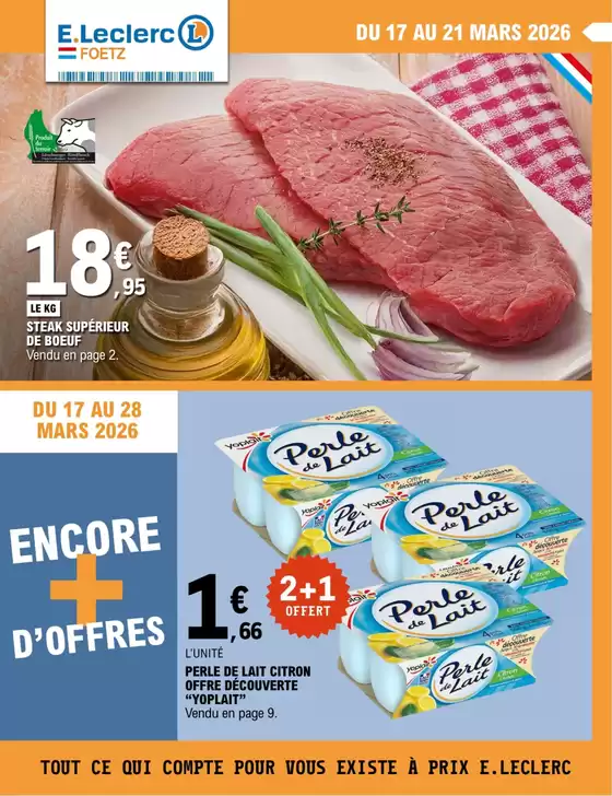 Catalogue E.Leclerc à Chambly | Encore + d'offres | 2026-03-17T00:00:00.000Z - 2026-03-28T00:00:00.000Z
