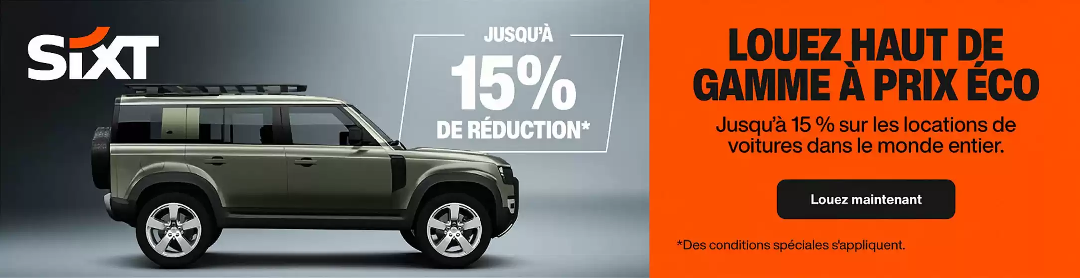 Catalogue Sixt à Eaubonne | Louez haut de gamme à prix éco | 2026-03-17T00:00:00.000Z - 2026-04-30T00:00:00.000Z