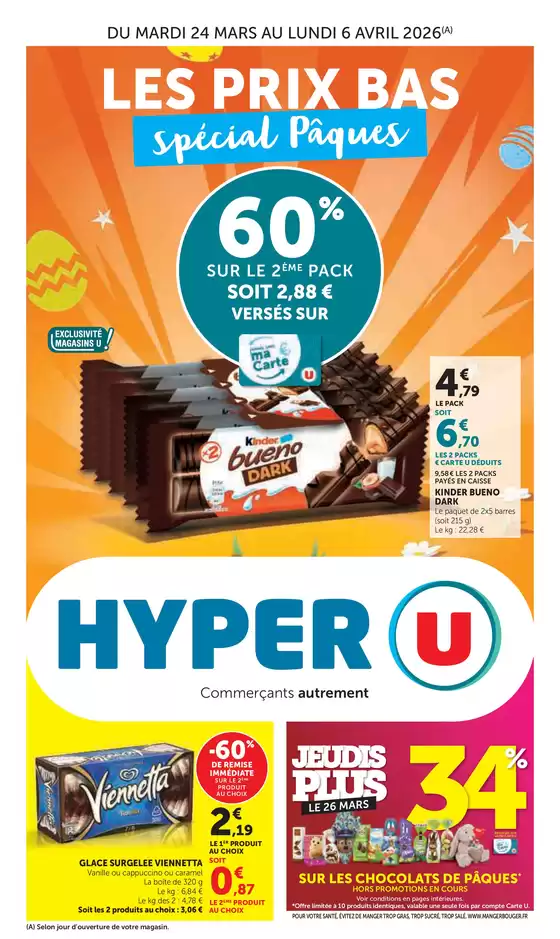 Catalogue Hyper U à Paimbœuf | Special Pâques | 2026-03-24T00:00:00.000Z - 2026-04-06T00:00:00.000Z