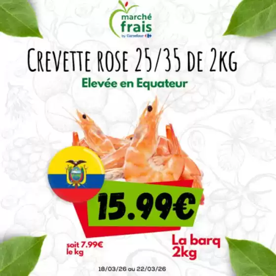 Catalogue marché frais Géant à Danjoutin | Promotions Chez Marché Frais | 2026-03-19T00:00:00.000Z - 2026-03-22T00:00:00.000Z