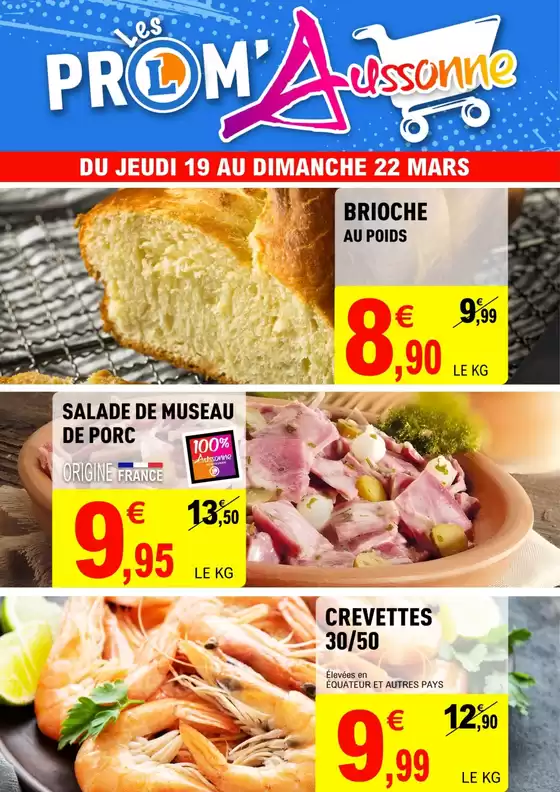 Catalogue E.Leclerc à Souffelweyersheim | PROM AUSSONNE SEM12 | 2026-03-19T00:00:00.000Z - 2026-03-22T00:00:00.000Z