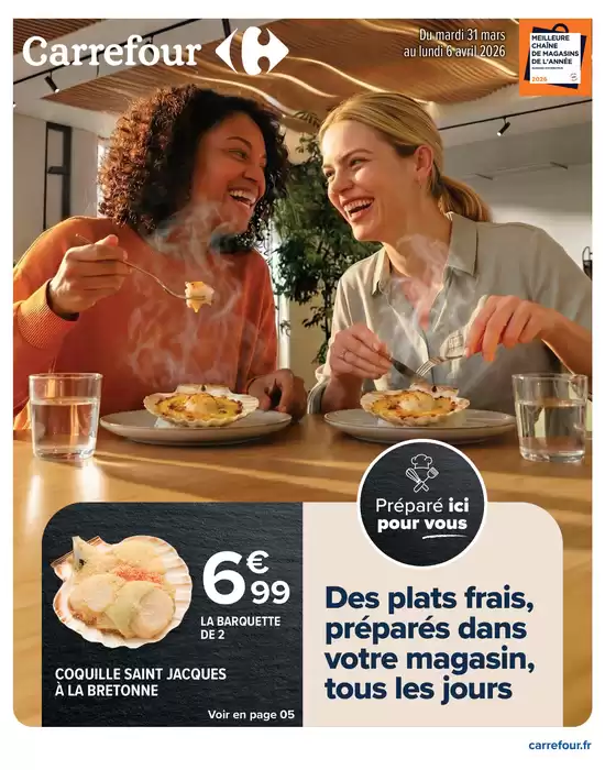 Catalogue Carrefour à Morlaix | PRÉPARÉ IÇI POUR VOUS | 2026-03-31T00:00:00.000Z - 2026-04-06T00:00:00.000Z