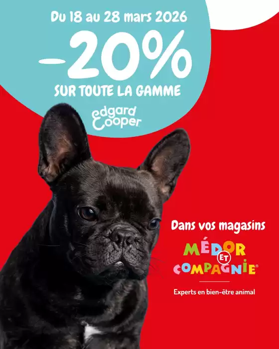 Catalogue Médor et Compagnie à Chartres | Bonne nouvelle pour les gourmands ! | 2026-03-19T00:00:00.000Z - 2026-03-28T00:00:00.000Z