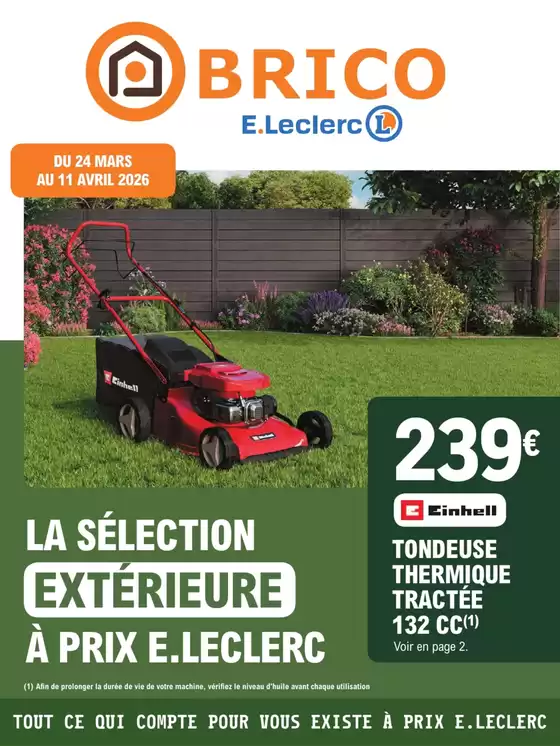 Catalogue E.Leclerc Brico à Gien | Trafic Brico 4 | 2026-03-24T00:00:00.000Z - 2026-04-11T00:00:00.000Z