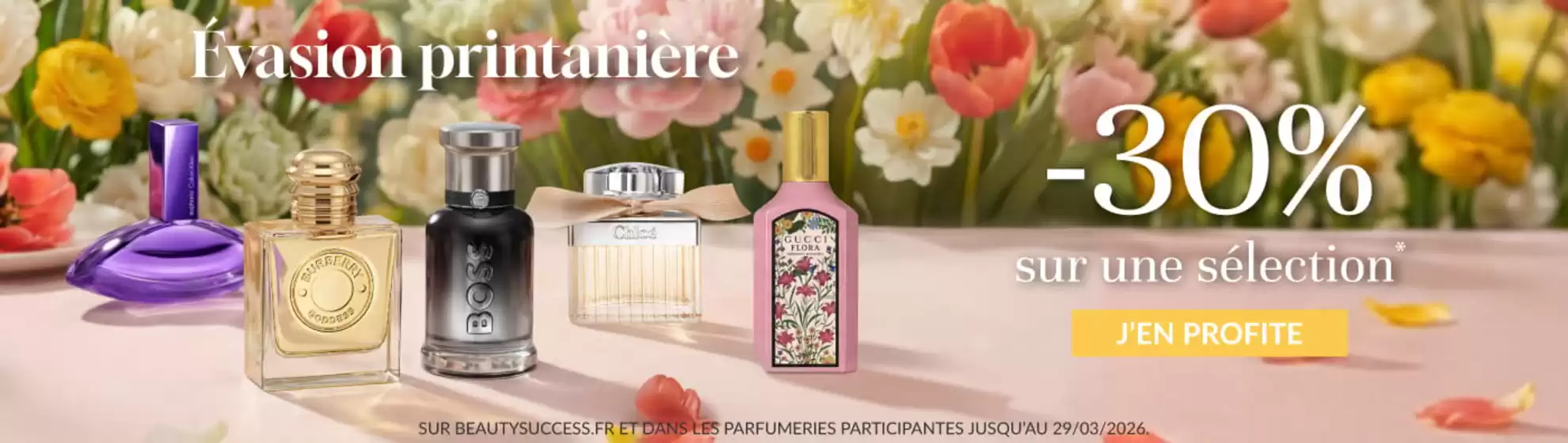 Catalogue Beauty Success à Sète | Évasion printanière | 2026-03-23T00:00:00.000Z - 2026-03-29T00:00:00.000Z