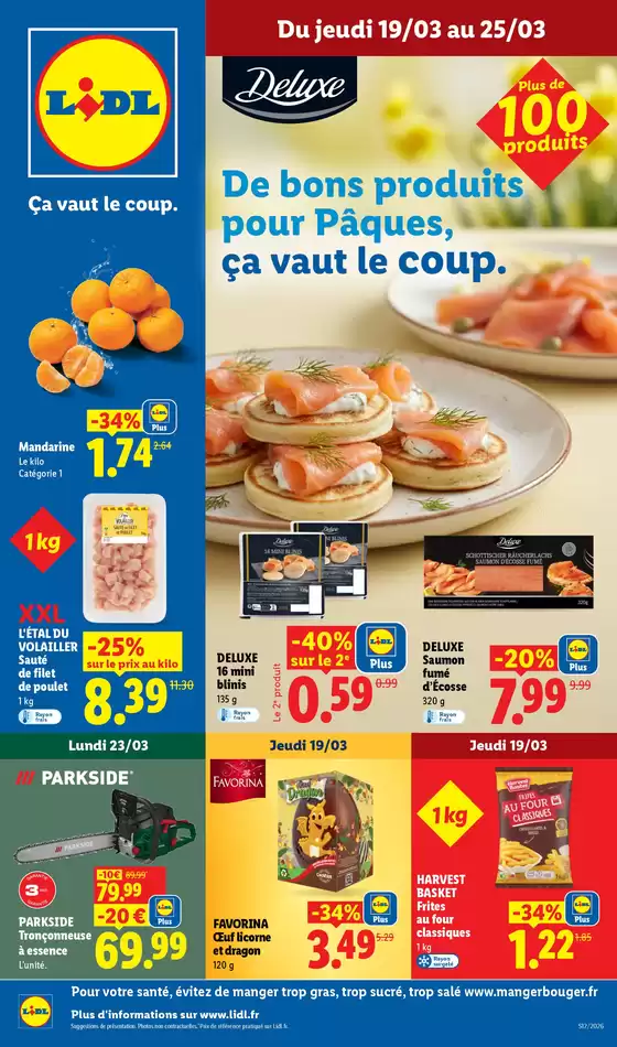Catalogue Lidl à  | Les promos de la semaine | 2026-03-23T00:00:00.000Z - 2026-03-25T00:00:00.000Z