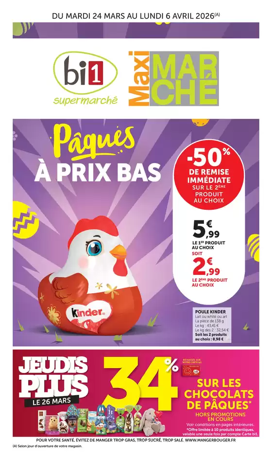 Catalogue Bi1 à Marseille | Trafic Paques Ue2 | 2026-03-24T00:00:00.000Z - 2026-04-06T00:00:00.000Z