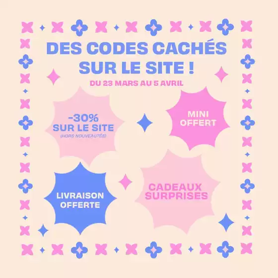 Catalogue Benefit Cosmetics à Bondy | DES CODES CACHÉS SUR LE SITE! | 2026-03-24T00:00:00.000Z - 2026-04-05T00:00:00.000Z