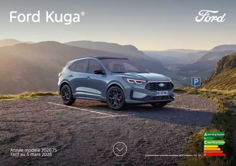 Catalogue Ford à Saint-Savinien | BRO ford kuga. | 2026-03-25T00:00:00.000Z - 2026-09-30T00:00:00.000Z