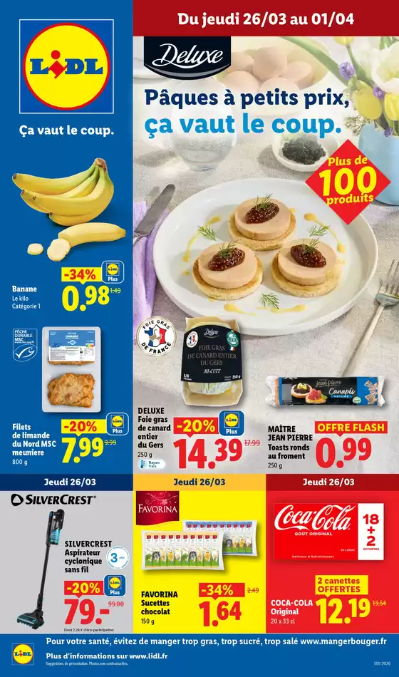 Catalogue Lidl à  | Les promos de la semaine | 2026-03-25T00:00:00.000Z - 2026-04-01T00:00:00.000Z