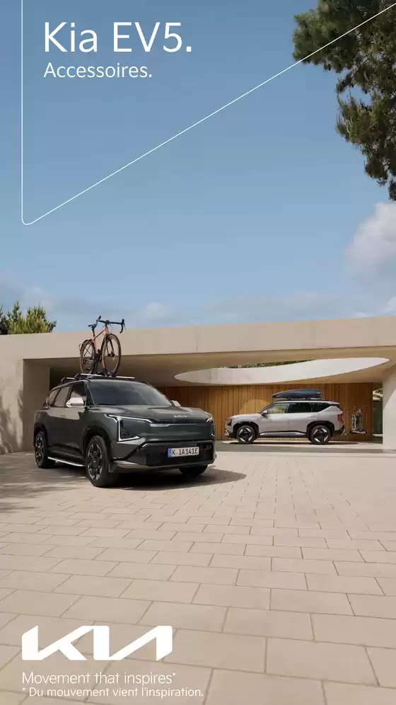 Catalogue KIA à Saint-Savinien | KIA EV5 100% électrique - Accessoires | 2026-03-25T00:00:00.000Z - 2026-08-31T00:00:00.000Z