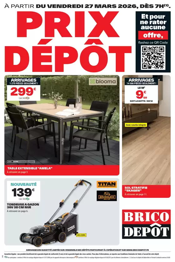 Catalogue Brico Dépôt à Marseille | PRIX DÉPÔT | 2026-03-27T00:00:00.000Z - 2026-04-09T00:00:00.000Z