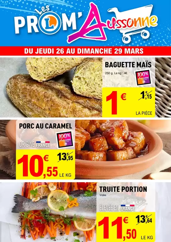 Catalogue E.Leclerc à Saint-Germain-en-Laye | PROM AUSSONNE SEM13 | 2026-03-26T00:00:00.000Z - 2026-03-29T00:00:00.000Z