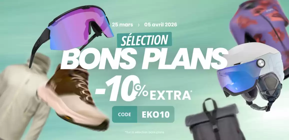 Catalogue Ekosport à Grenoble | Destockage | 2026-03-25T00:00:00.000Z - 2026-04-05T00:00:00.000Z