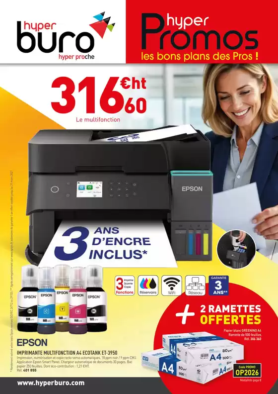 Catalogue Hyperburo à Amou | Hyper Promos les bons plans des pros ! | 2026-03-25T00:00:00.000Z - 2026-04-30T00:00:00.000Z