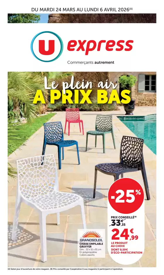 Catalogue U Express à Gellainville | Plein air | 2026-03-24T00:00:00.000Z - 2026-04-06T00:00:00.000Z