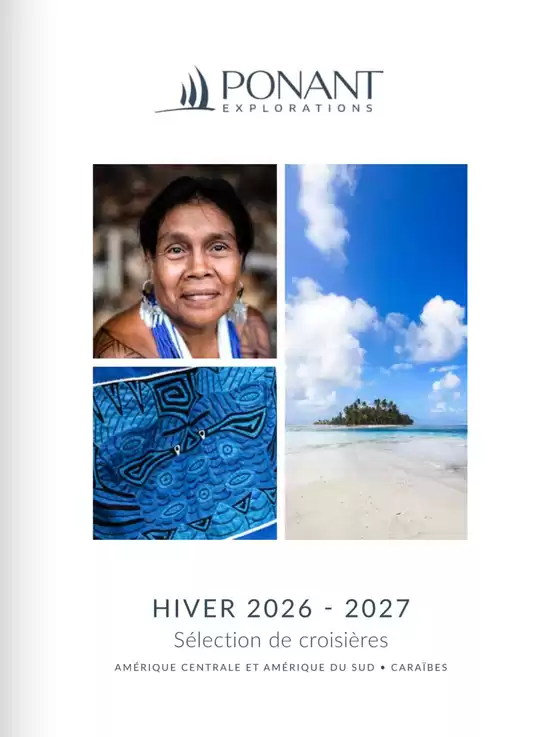 Catalogue Ponant à Tours | Hiver 2026 - 2027 | 2026-12-01T00:00:00.000Z - 2027-02-28T00:00:00.000Z