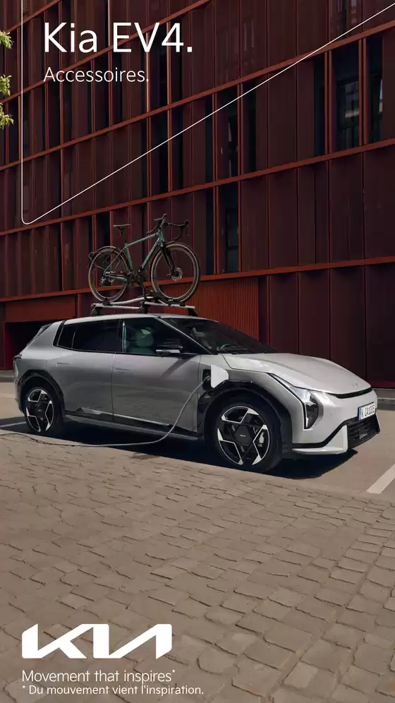 Catalogue KIA à Lons-le-Saunier | KIA EV4 100% électrique - Accessoires | 2026-03-27T00:00:00.000Z - 2026-10-31T00:00:00.000Z