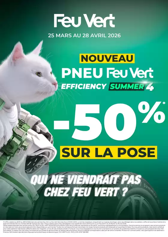 Catalogue Feu Vert | Pneu Feu Vert | 2026-03-26T00:00:00.000Z - 2026-04-28T00:00:00.000Z