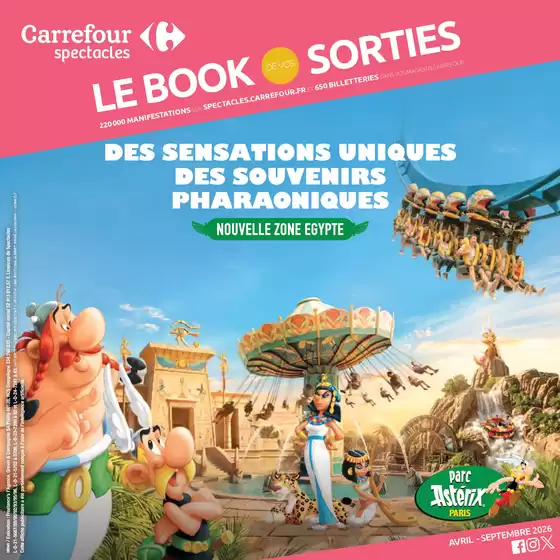 Catalogue Carrefour Market à Fontenilles | LE BOOK DES SORTIES | 2026-04-03T00:00:00.000Z - 2026-09-30T00:00:00.000Z