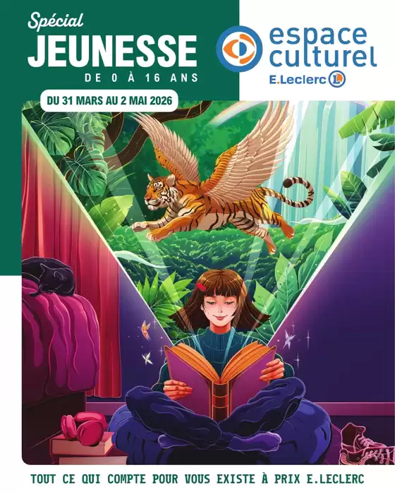Catalogue E.Leclerc Espace Culturel à Asnières-sur-Seine | GUIDE JEUNESSE | 2026-03-31T00:00:00.000Z - 2026-05-02T00:00:00.000Z