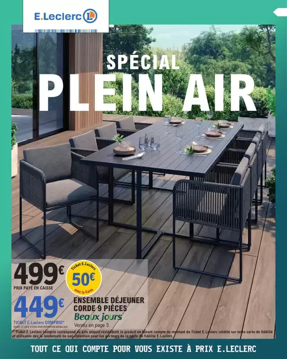 Catalogue E.Leclerc à Montpellier | PLEIN AIR | 2026-03-30T00:00:00.000Z - 2026-04-18T00:00:00.000Z