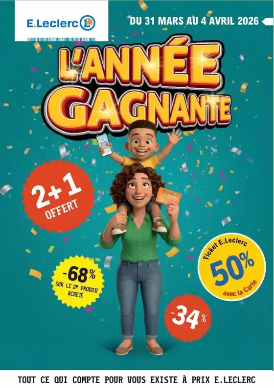 Catalogue E.Leclerc à Paris | Temps fort #14 | 2026-03-31T00:00:00.000Z - 2026-04-04T00:00:00.000Z