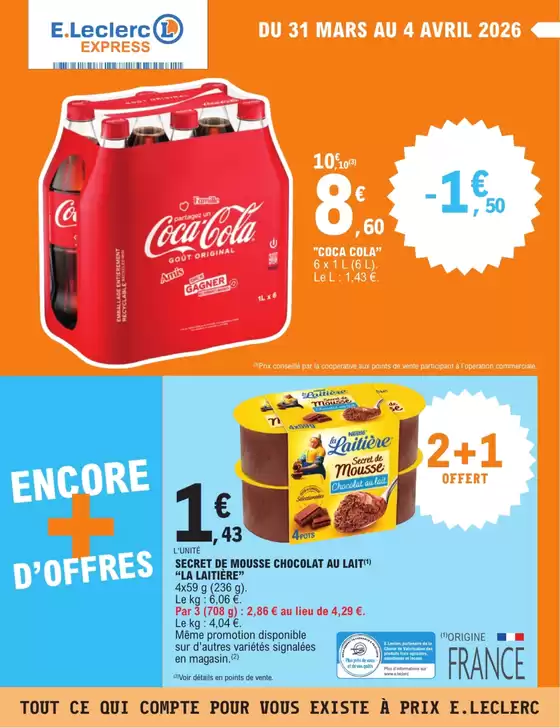 Catalogue E.Leclerc à Rouen | TRAFIC POUVOIR DACHAT 3 - EXPRESS | 2026-03-31T00:00:00.000Z - 2026-04-04T00:00:00.000Z