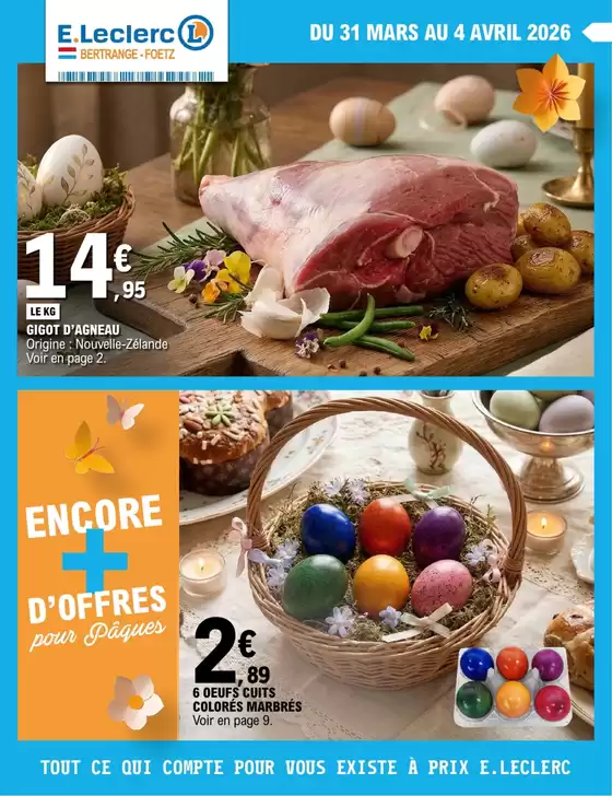 Catalogue E.Leclerc à Rouen | 26M141C02LU | 2026-03-31T00:00:00.000Z - 2026-04-04T00:00:00.000Z