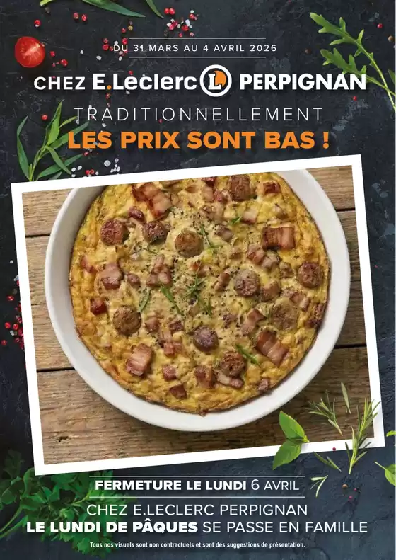 Catalogue E.Leclerc à Rennes | TRADITIONNELLEMENT LES PRIX SONT BAS! | 2026-03-31T00:00:00.000Z - 2026-04-04T00:00:00.000Z