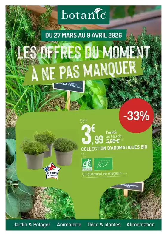 Catalogue Botanic | Les offres du moment à ne pas manquer | 2026-03-31T00:00:00.000Z - 2026-04-09T00:00:00.000Z
