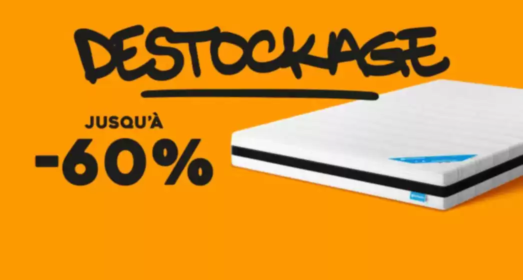 Catalogue Le roi du matelas | Destockage jusqu'à -60% | 2026-03-31T00:00:00.000Z - 2026-05-10T00:00:00.000Z