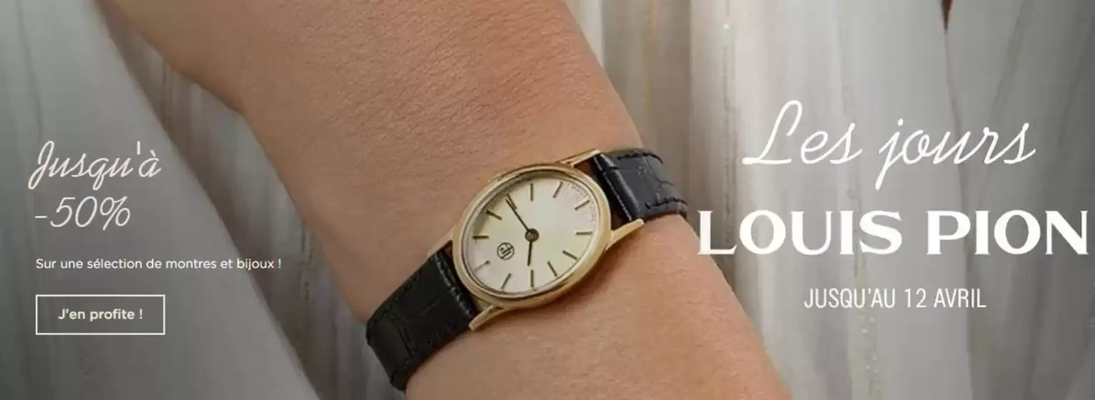 Catalogue Louis Pion à Furiani | Les jours Jusqu'à -50% | 2026-03-31T00:00:00.000Z - 2026-04-12T00:00:00.000Z